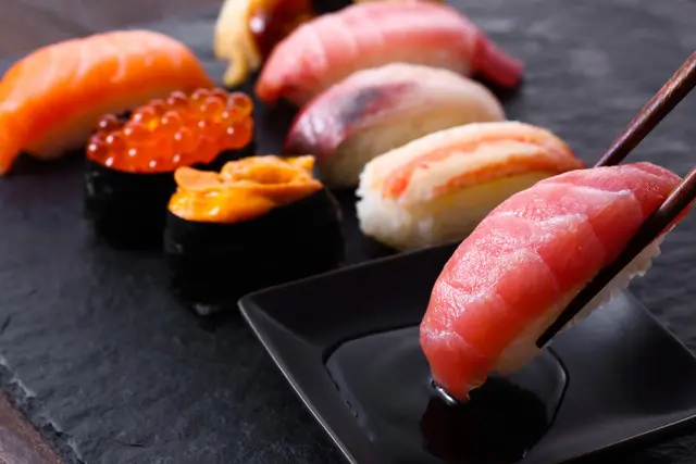 寿司と醤油