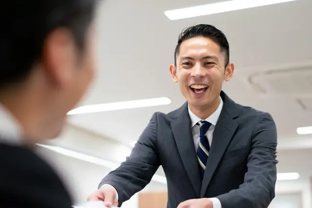 清潔感のある笑顔