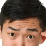 太めの眉