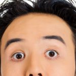 下がり気味の眉