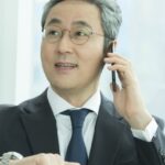 穏やかそうなビジネスマン