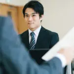 商談に臨むビジネスマン